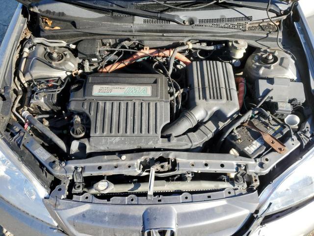 1HGES16394L003556 - 2004 HONDA CIVIC DX VP GRAY photo 11