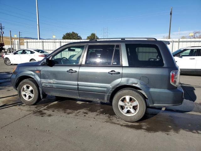 2HKYF18596H519227 - 2006 HONDA PILOT EX BLUE photo 2