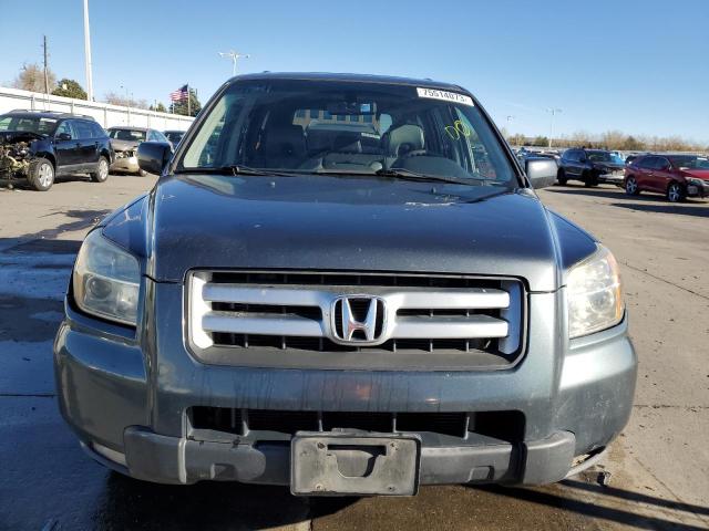 2HKYF18596H519227 - 2006 HONDA PILOT EX BLUE photo 5