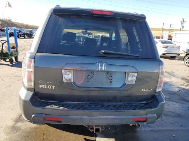 2HKYF18596H519227 - 2006 HONDA PILOT EX BLUE photo 6