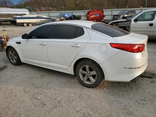 5XXGM4A75EG309443 - 2014 KIA OPTIMA LX WHITE photo 2