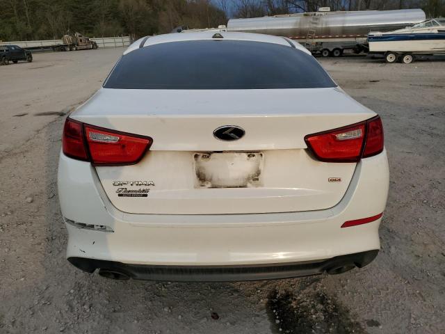 5XXGM4A75EG309443 - 2014 KIA OPTIMA LX WHITE photo 6