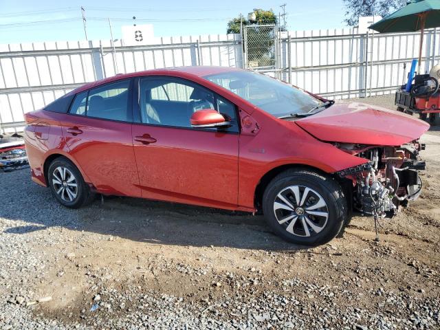 JTDKARFPXJ3096203 - 2018 TOYOTA PRIUS PRIM BURGUNDY photo 4