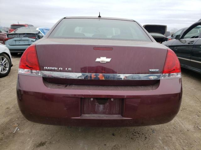 2G1WB58K279327256 - 2007 CHEVROLET IMPALA LS RED photo 6