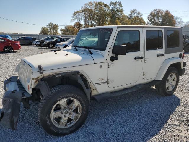 1J4BA5H14AL186457 - 2010 JEEP WRANGLER U SAHARA თეთრი ფოტო 1