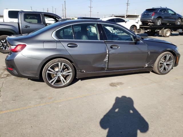 3MW5R1J56K8B00296 - 2019 BMW 330I GRAY photo 3