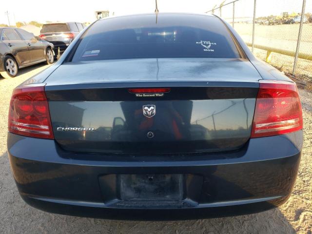 2B3KA43R28H215332 - 2008 DODGE CHARGER BLUE photo 6