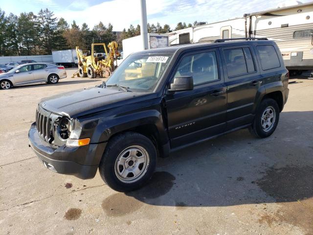 1J4NT1GA0BD128150 - 2011 JEEP PATRIOT SPORT BLACK photo 1