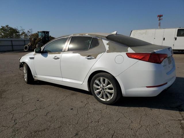 5XXGN4A76DG130291 - 2013 KIA OPTIMA EX WHITE photo 2