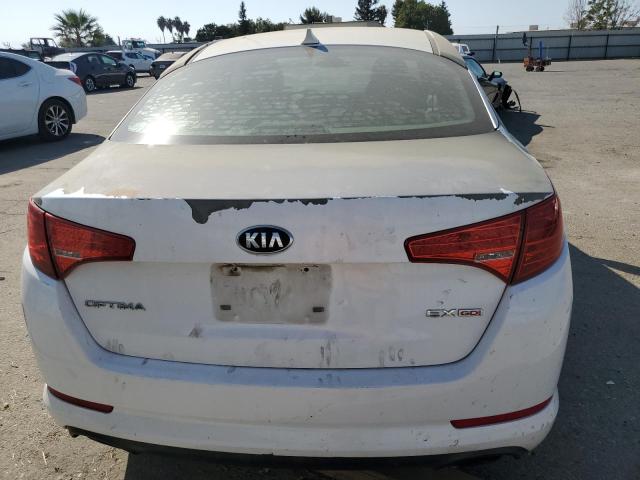 5XXGN4A76DG130291 - 2013 KIA OPTIMA EX WHITE photo 6