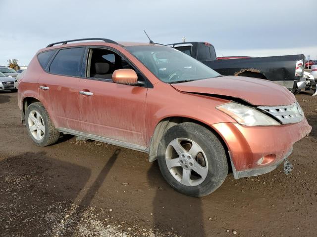 JN8AZ08W83W225792 - 2003 NISSAN MURANO SL ORANGE photo 4