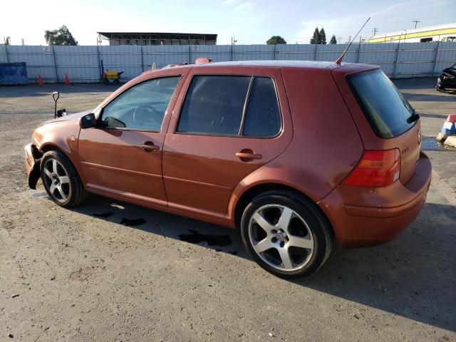 9BWGT61J614066584 - 2001 VOLKSWAGEN GOLF GLS ORANGE photo 2