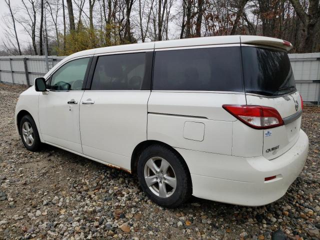 JN8AE2KP9B9008208 - 2011 NISSAN QUEST S WHITE photo 2