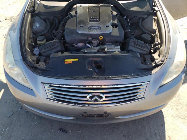 JNKCV64E78M128083 - 2008 INFINITI G37 BASE SILVER photo 11