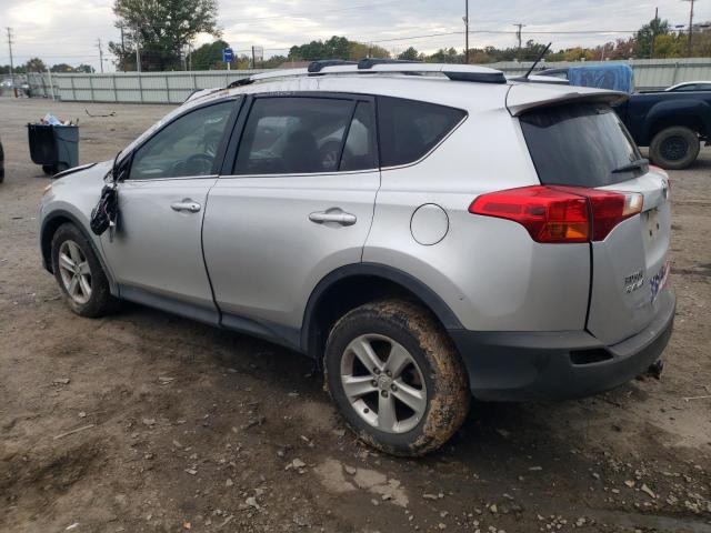 2T3WFREV8DW061678 - 2013 TOYOTA RAV4 XLE GRAY photo 2