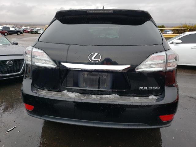 2T2BK1BA8CC145016 - 2012 LEXUS RX 350 BLACK photo 6