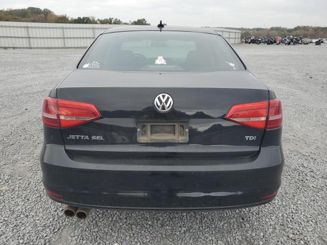 3VWLA7AJ4FM203308 - 2015 VOLKSWAGEN JETTA TDI BLACK photo 6