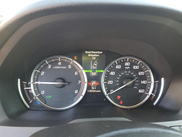 5FRYD7H56HB001696 - 2017 ACURA MDX SPORT HYBRID TECHNOLOGY BLACK photo 9