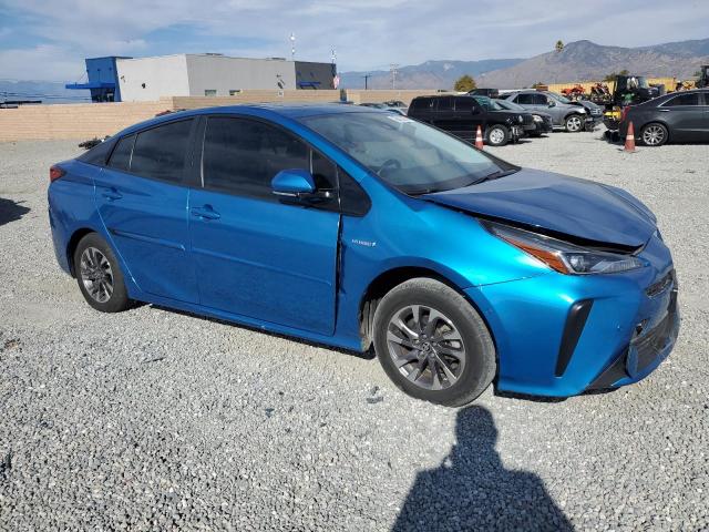 JTDKARFU7K3086252 - 2019 TOYOTA PRIUS BLUE photo 4