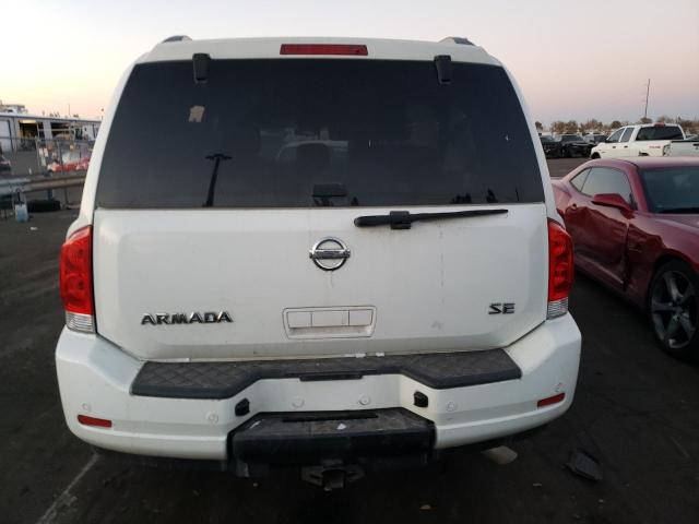 5N1AA08C08N623113 - 2008 NISSAN ARMADA SE WHITE photo 6