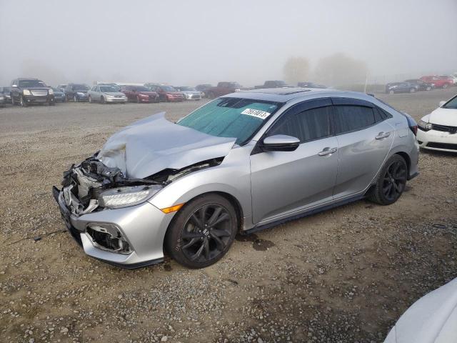 SHHFK7H97HU220022 - 2017 HONDA CIVIC SPORT TOURING SILVER photo 1