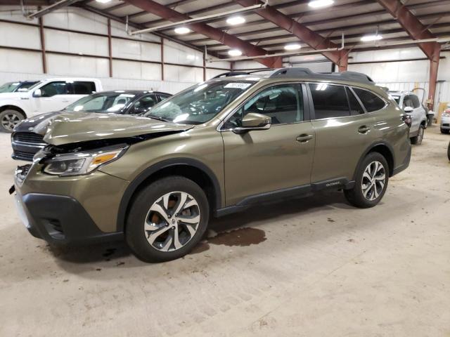 4S4BTANC1N3187288 - 2022 SUBARU OUTBACK LIMITED GREEN photo 1