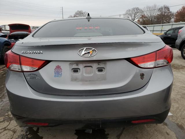 KMHDH4AE3CU405712 - 2012 HYUNDAI ELANTRA GLS GRAY photo 6