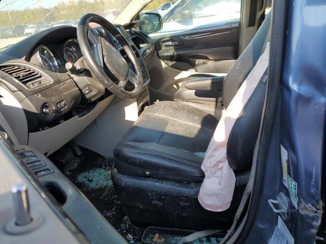 2A4RR8DG3BR733603 - 2011 CHRYSLER TOWN & COU TOURING L BLUE photo 7