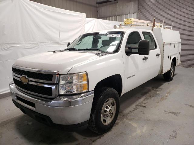 1GB1KVC88DF160664 - 2013 CHEVROLET SILVERADO K2500 HEAVY DUTY WHITE photo 1