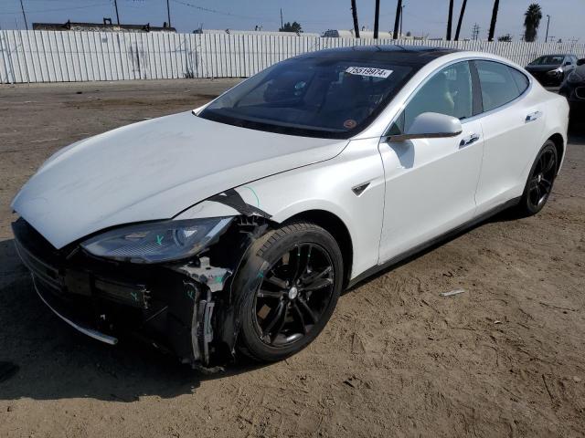 5YJSA1DGXDFP03650 - 2013 TESLA MODEL S 白色 照片 1