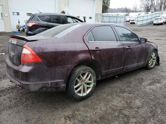 3FAHP0JA4CR314007 - 2012 FORD FUSION SEL PURPLE photo 3