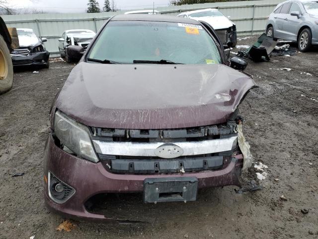 3FAHP0JA4CR314007 - 2012 FORD FUSION SEL PURPLE photo 5