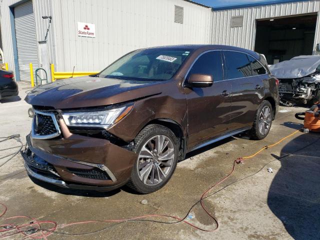 5J8YD3H56KL009894 - 2019 ACURA MDX TECHNOLOGY BROWN photo 1