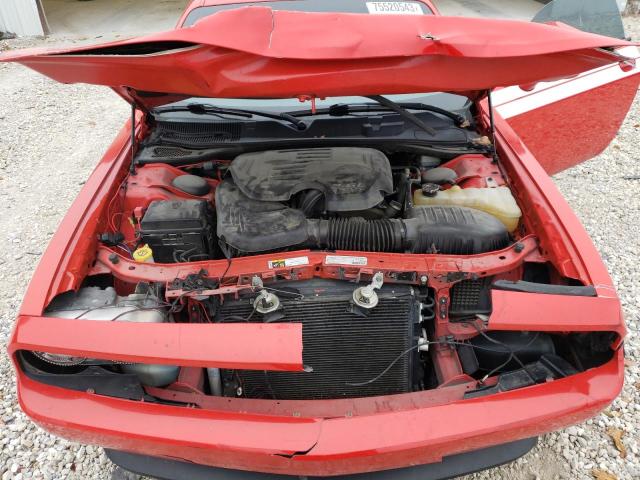 2C3CDYAG6EH298461 - 2014 DODGE CHALLENGER SXT RED photo 11