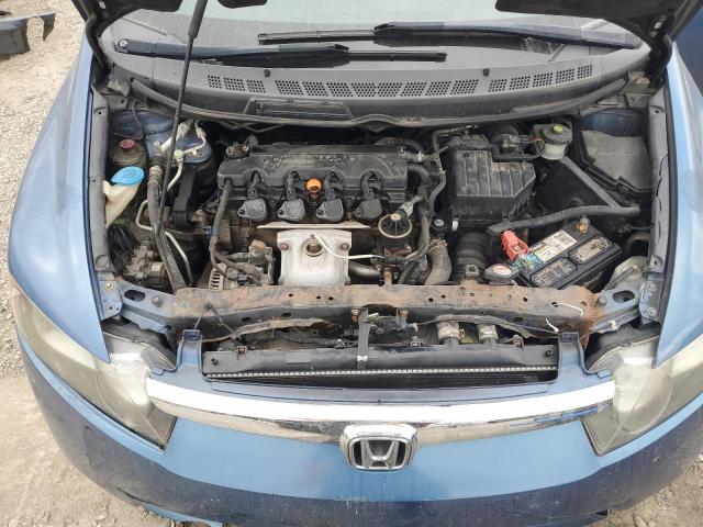 1HGFA16837L113784 - 2007 HONDA CIVIC EX ლურჯი ფოტო 11