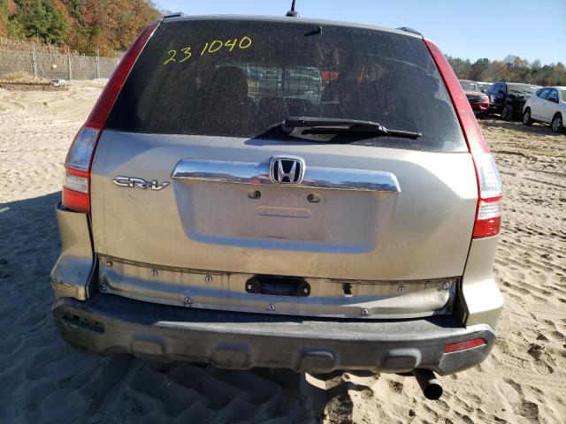 JHLRE48777C031145 - 2007 HONDA CR-V EXL GOLD photo 6