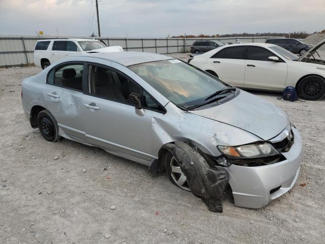 2HGFA16519H345905 - 2009 HONDA CIVIC LX SILVER photo 4