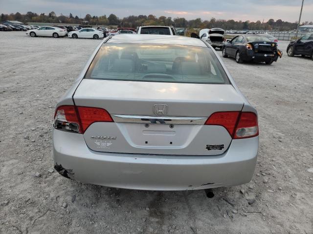 2HGFA16519H345905 - 2009 HONDA CIVIC LX SILVER photo 6