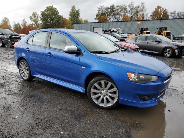 JA32X8HW3AU022661 - 2010 MITSUBISHI LANCER GTS BLUE photo 4