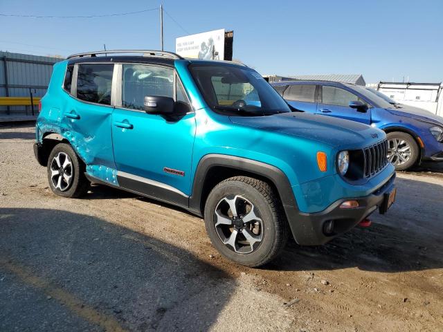 ZACNJBC10LPL75904 - 2020 JEEP RENEGADE TRAILHAWK TEAL photo 4