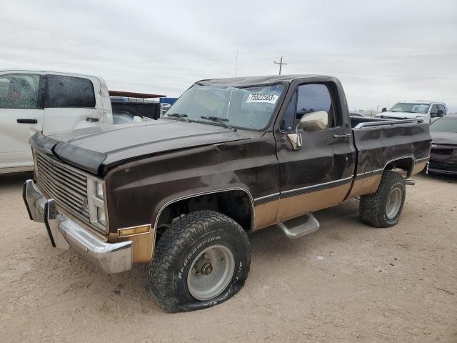 1GCEV14K9HJ146864 - 1987 CHEVROLET V10 MAROON photo 1