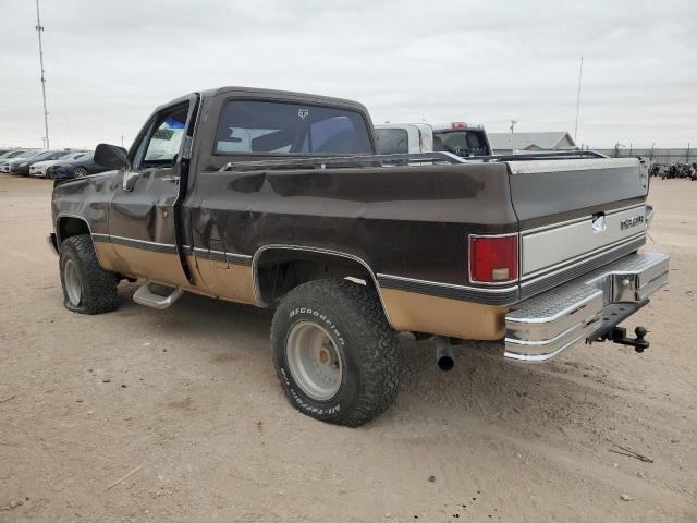 1GCEV14K9HJ146864 - 1987 CHEVROLET V10 MAROON photo 2