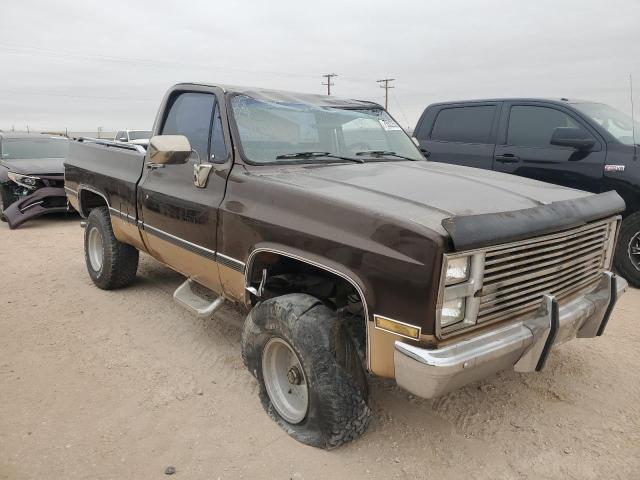 1GCEV14K9HJ146864 - 1987 CHEVROLET V10 MAROON photo 4