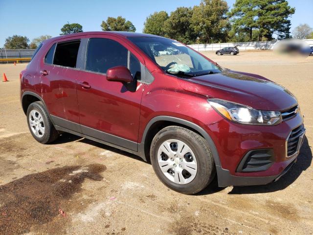 3GNCJKSB4HL177354 - 2017 CHEVROLET TRAX LS BURGUNDY photo 4