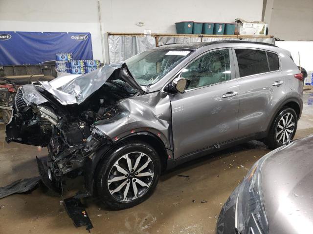 KNDPNCAC9K7528642 - 2019 KIA SPORTAGE EX GRAY photo 1