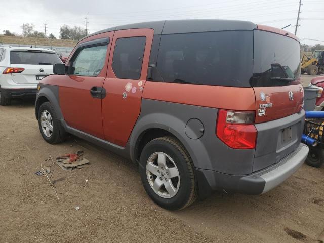 5J6YH28553L009619 - 2003 HONDA ELEMENT EX ORANGE photo 2