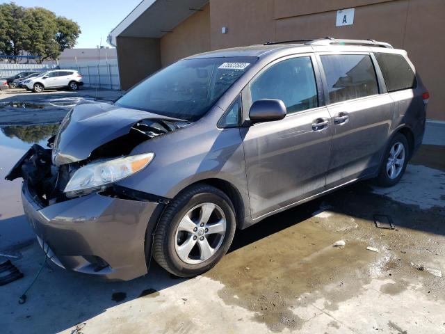 5TDKK3DC4ES485112 - 2014 TOYOTA SIENNA LE GRAY photo 1