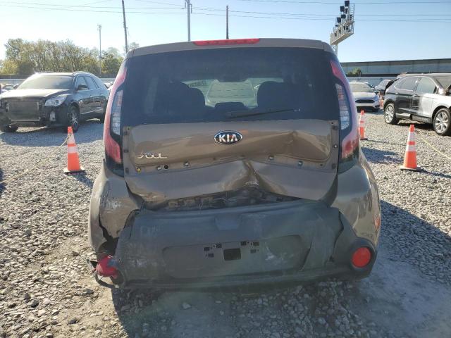 KNDJN2A21F7137529 - 2015 KIA SOUL BROWN photo 6