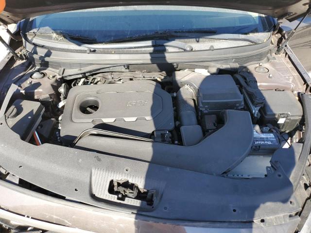 5NPE24AFXHH459111 - 2017 HYUNDAI SONATA SE CHARCOAL photo 11