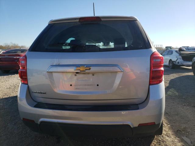 2GNALBEK3H1578229 - 2017 CHEVROLET EQUINOX LS SILVER photo 6